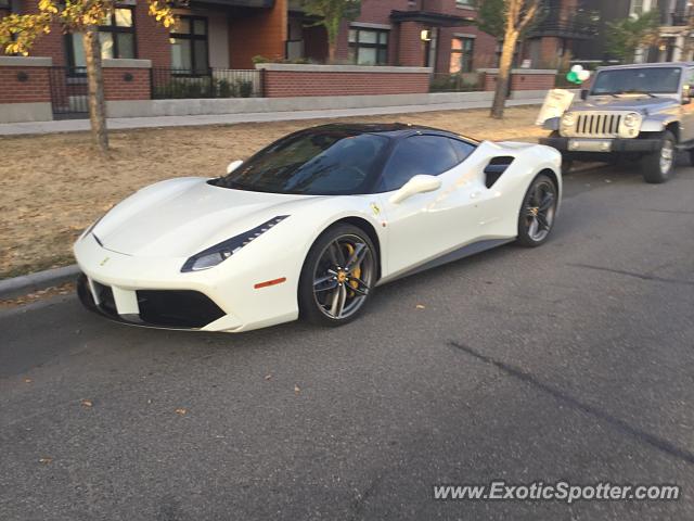 Ferrari 488 GTB spotted in Calgary, Canada