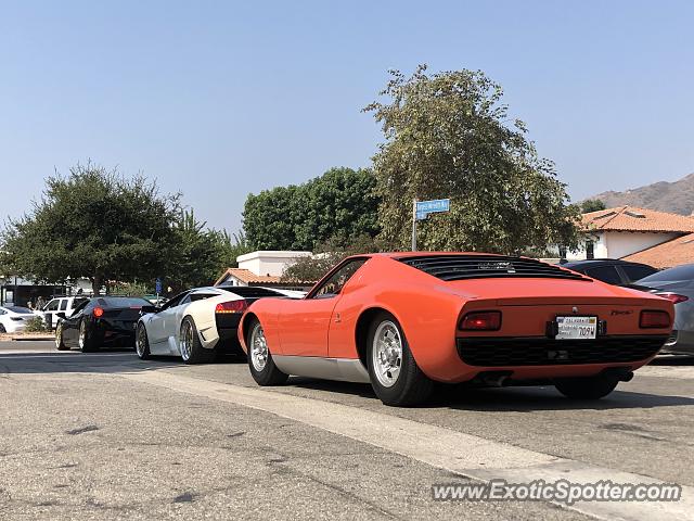 Lamborghini Miura spotted in Malibu, California