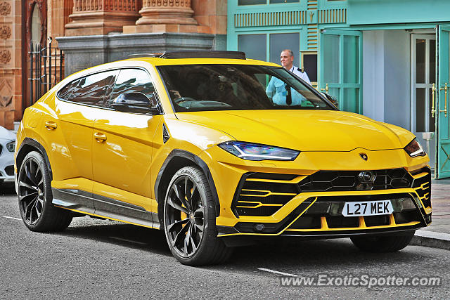 Lamborghini Urus spotted in London, United Kingdom