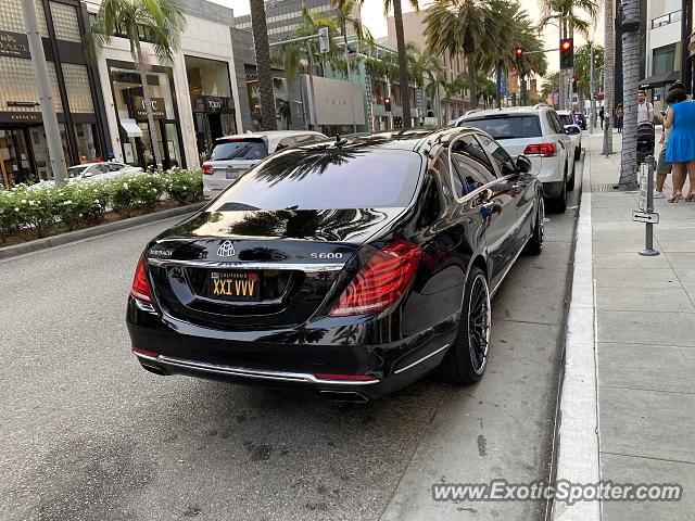 Mercedes Maybach spotted in Beverly Hills, California