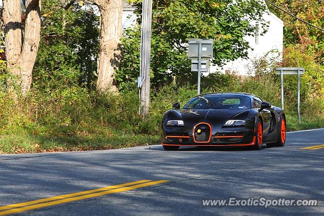 Bugatti Veyron spotted in Westchester, New York