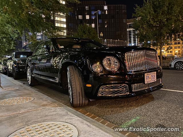 Bentley Mulsanne spotted in Washington DC, United States