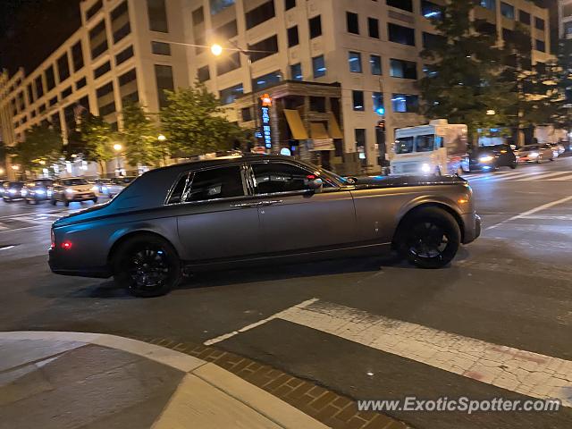 Rolls-Royce Phantom spotted in Washington DC, United States