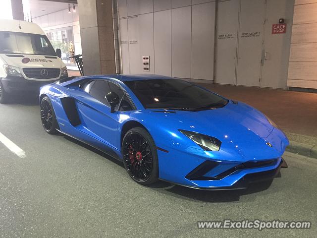 Lamborghini Aventador spotted in Calgary, Canada