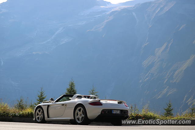Porsche Carrera GT spotted in Großglockner, Austria