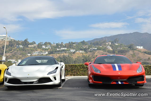 Ferrari F8 Tributo spotted in Malibu, California