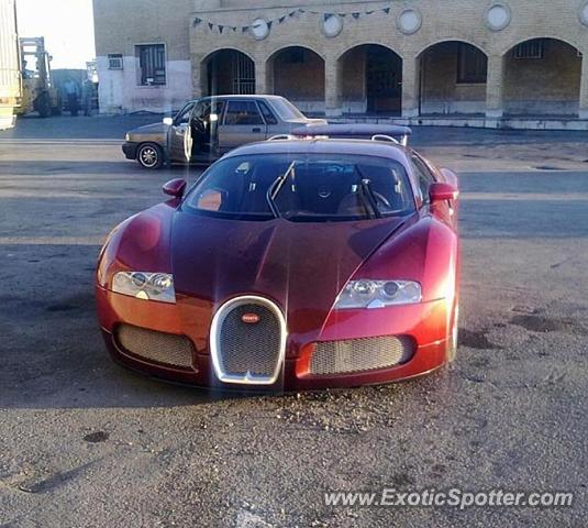Bugatti Veyron spotted in Tehran, Iran