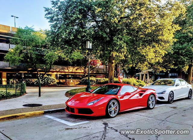 Ferrari 488 GTB spotted in Birmingham, Michigan