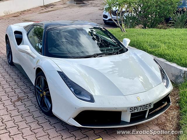 Ferrari 488 GTB spotted in Almancil, Portugal