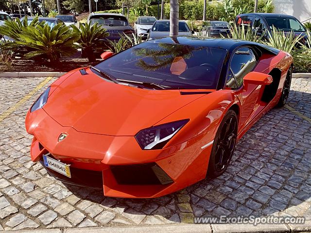 Lamborghini Aventador spotted in Vilamoura, Portugal