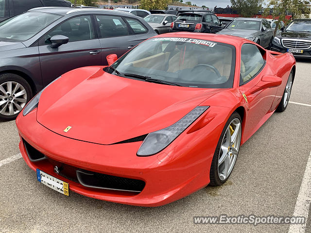 Ferrari 458 Italia spotted in Portimão, Portugal