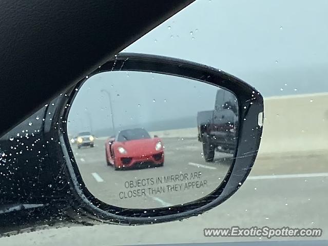 Porsche 918 Spyder spotted in Tampa, Florida