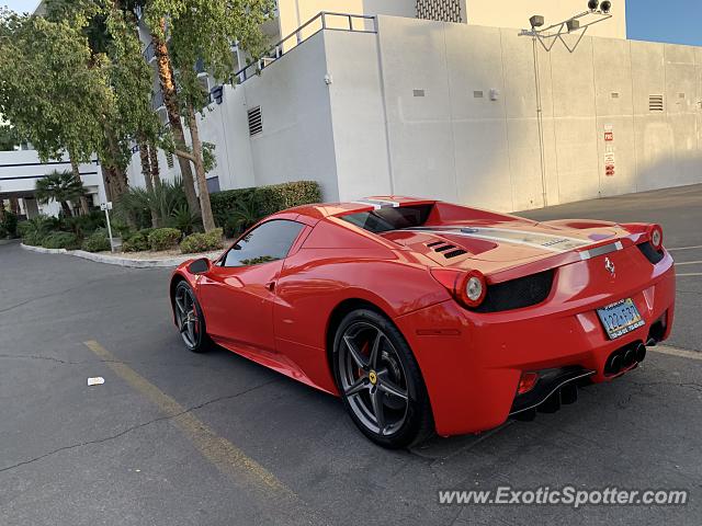 Ferrari 458 Italia spotted in Las Vegas, Nevada