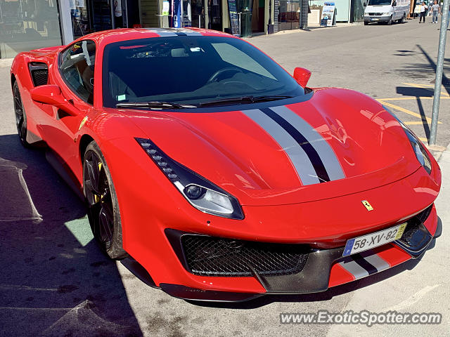 Ferrari 488 GTB spotted in Vilamoura, Portugal