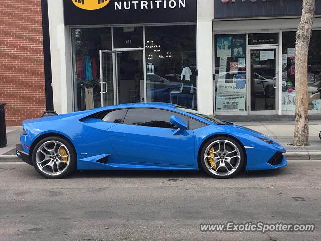 Lamborghini Huracan spotted in Calgary, Canada