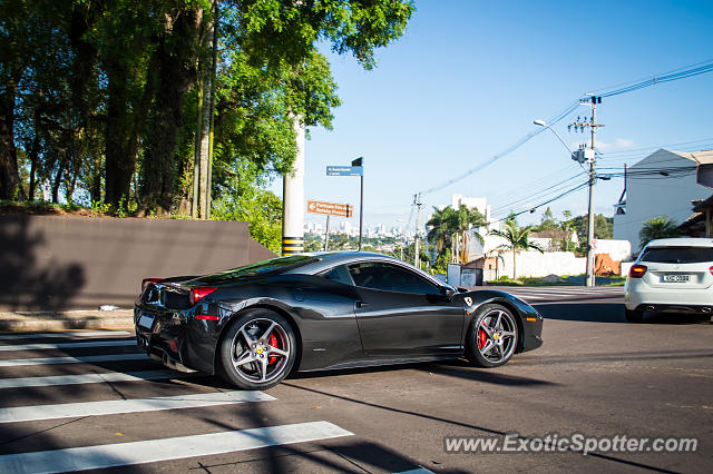 Ferrari 458 Italia spotted in Curitiba, PR, Brazil