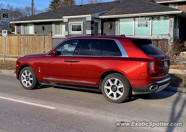 Rolls-Royce Cullinan spotted in Winnipeg, Canada