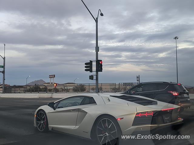 Lamborghini Aventador spotted in Henderson, Nevada