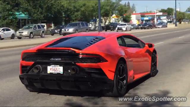 Lamborghini Huracan spotted in Calgary, Canada