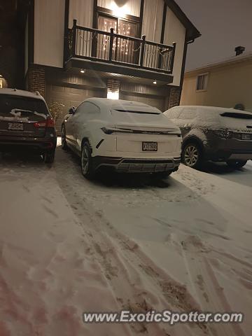 Lamborghini Urus spotted in Montreal, Canada