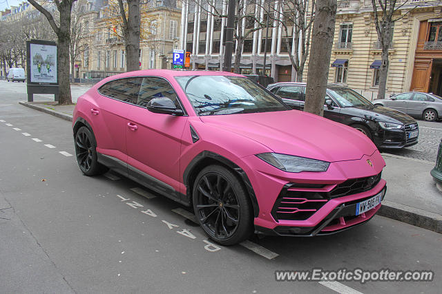 Lamborghini Urus spotted in Paris, France