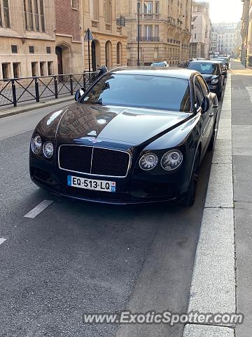 Bentley Flying Spur spotted in PARIS, France