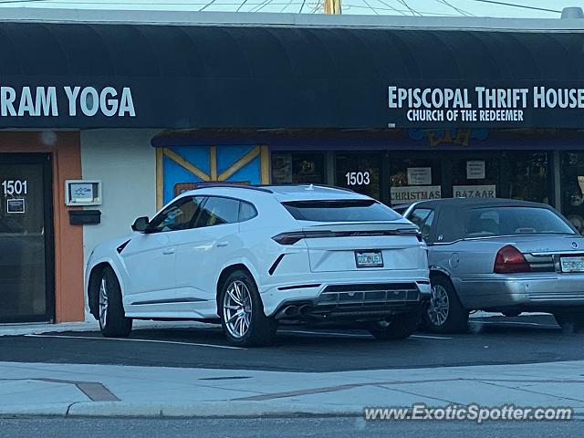 Lamborghini Urus spotted in Sarasota, Florida