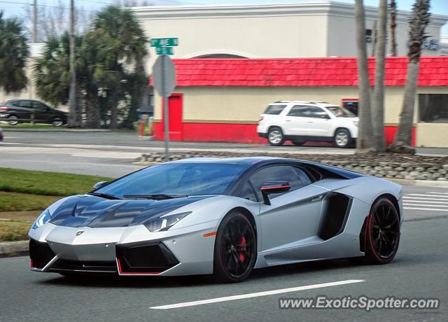 Lamborghini Aventador spotted in Jacksonville, Florida