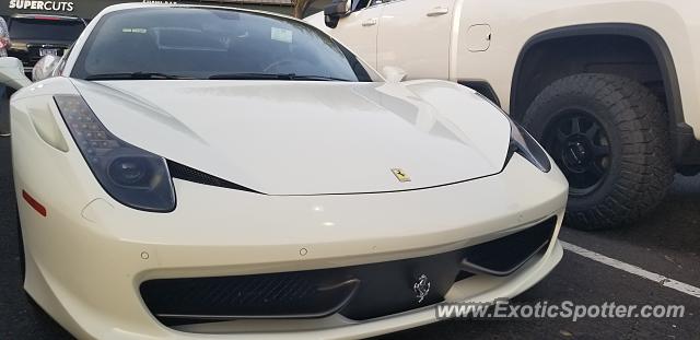 Ferrari 458 Italia spotted in Peoria, Arizona