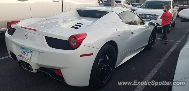 Ferrari 458 Italia spotted in Peoria, Arizona