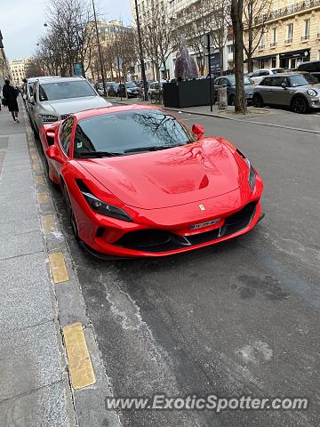 Ferrari F8 Tributo spotted in PARIS, France