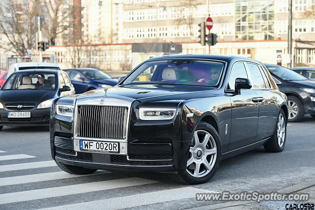 Rolls-Royce Phantom spotted in Warsaw, Poland