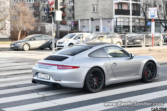 Porsche 911 spotted in Warsaw, Poland