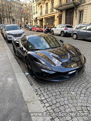 Ferrari F8 Tributo spotted in PARIS, France