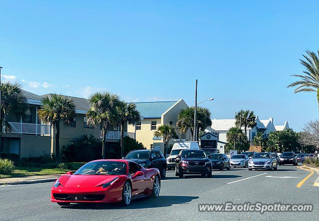 Ferrari 458 Italia spotted in Jacksonville, Florida