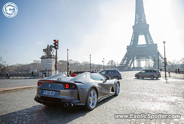 Ferrari 812 Superfast spotted in Paris, France