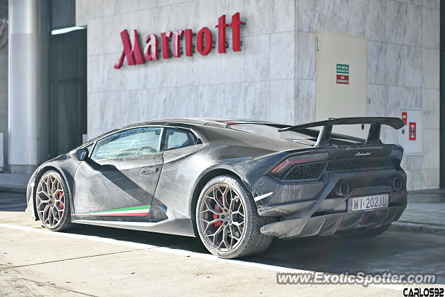 Lamborghini Huracan spotted in Warsaw, Poland