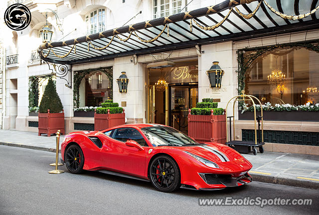 Ferrari 488 GTB spotted in Paris, France