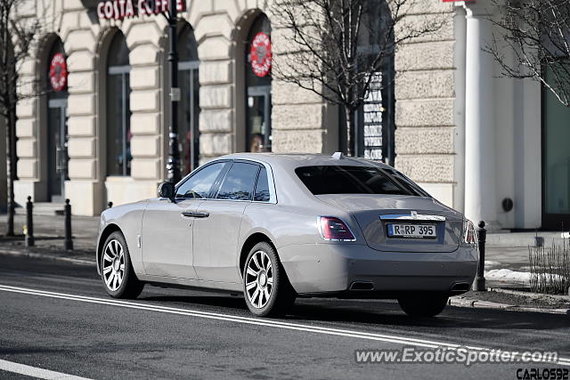 Rolls-Royce Ghost spotted in Warsaw, Poland