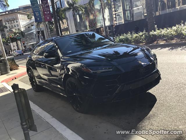 Lamborghini Urus spotted in Beverly Hills, California