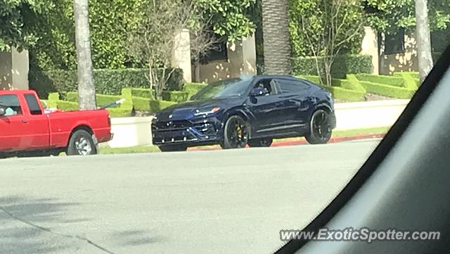 Lamborghini Urus spotted in Beverly Hills, California