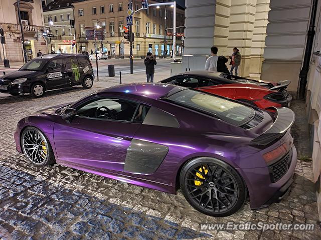 Audi R8 spotted in Warsaw, Poland