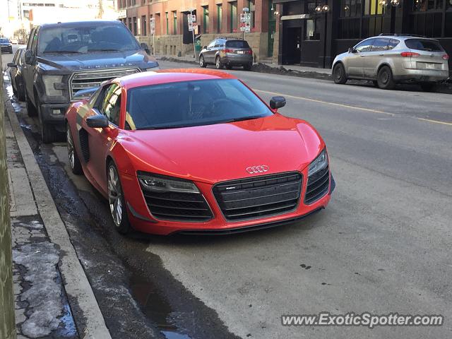 Audi R8 spotted in Calgary, Canada