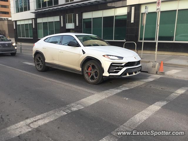 Lamborghini Urus spotted in Calgary, Canada