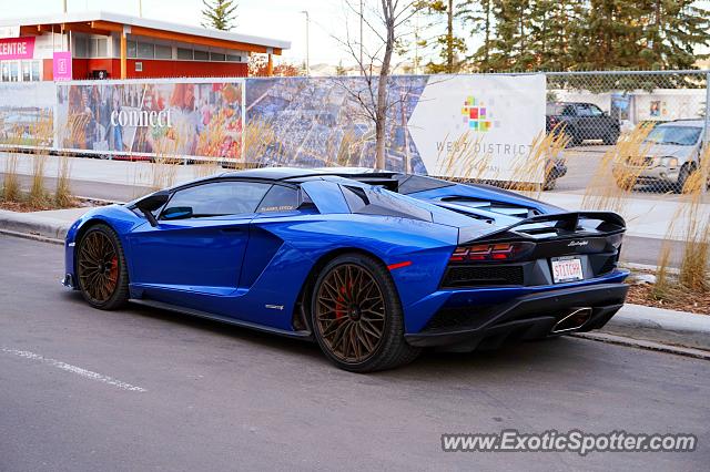 Lamborghini Aventador spotted in Calgary, Canada