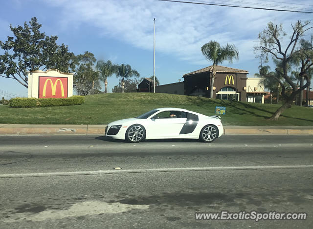 Audi R8 spotted in Rancho Cucamonga, California