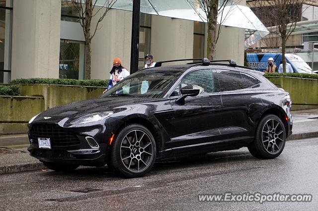 Aston Martin DBX spotted in Vancouver, Canada