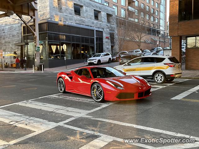 Ferrari 488 GTB spotted in Washington DC, United States