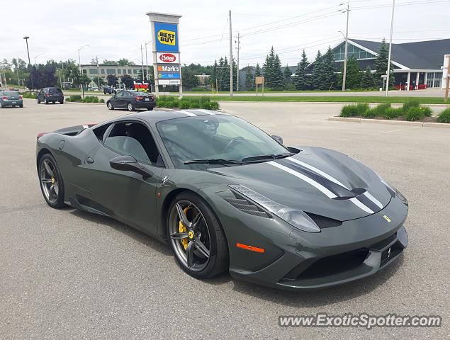 Ferrari 458 Italia spotted in London, Canada