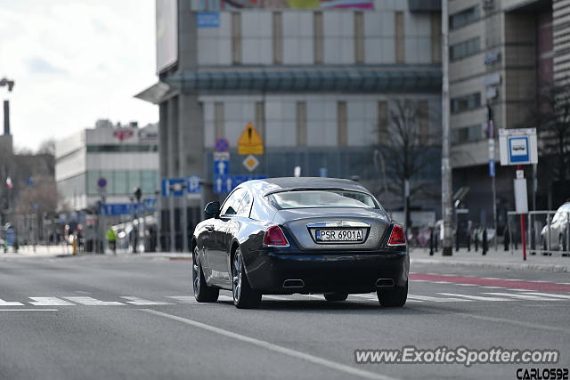 Rolls-Royce Wraith spotted in Warsaw, Poland